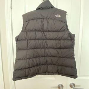 North Face puffy vest, Black